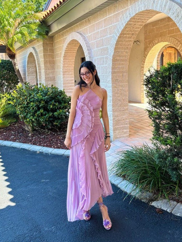 Elisia | Abito Lungo “Whispering Lilac” - Amavia Milano