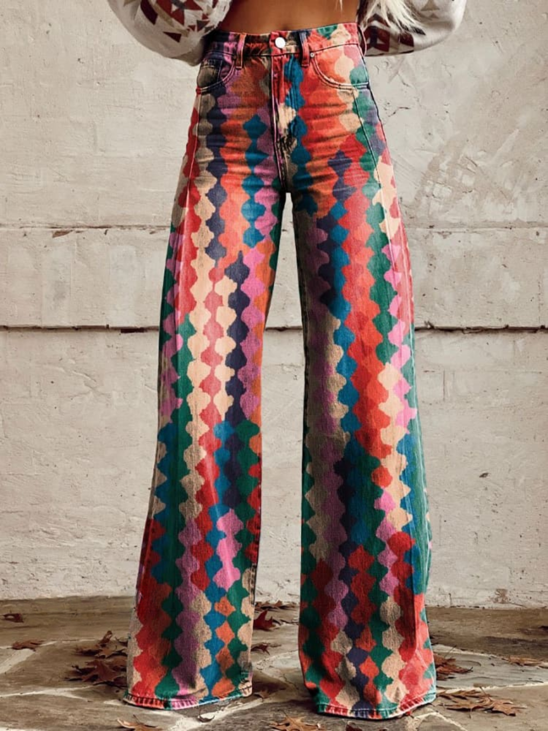 AMÉLIE | Pantalone Bohemien Ampio Elegante e Confortevole - Amavia Milano