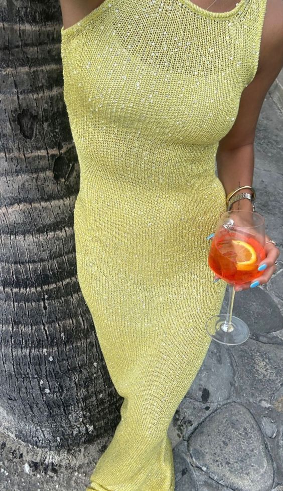 Elsie | Maxi abito senza maniche - Amavia Milano