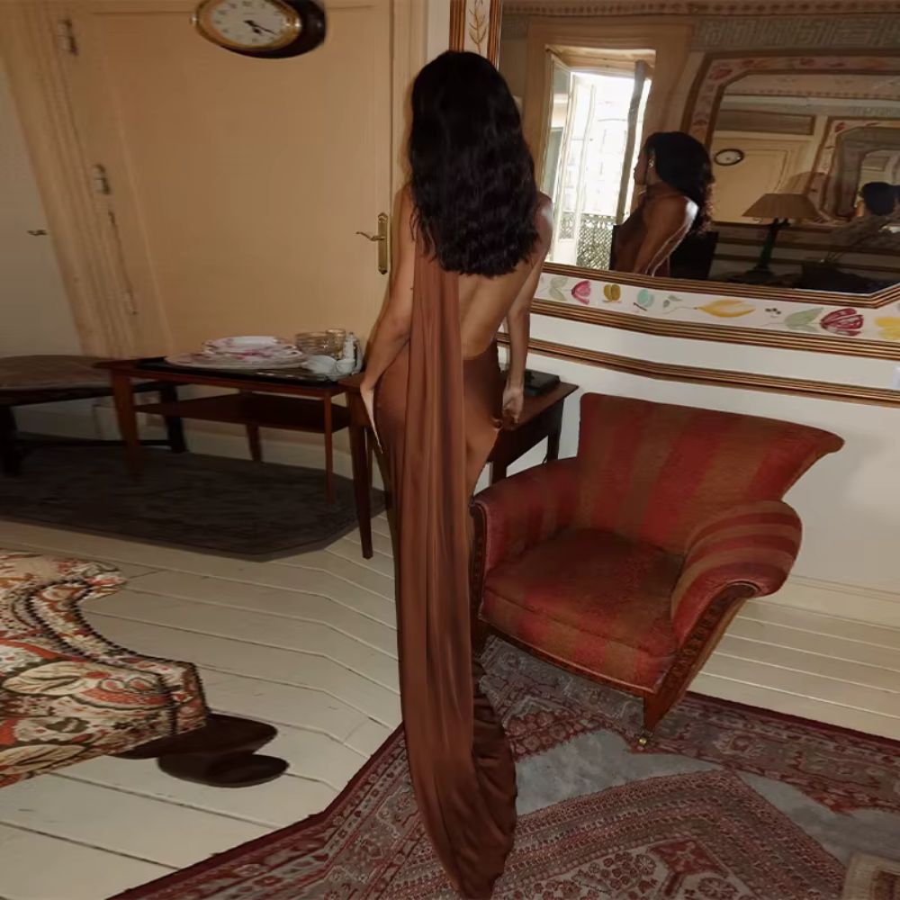 Corinne | Abito Elegante Lungo - Amavia Milano