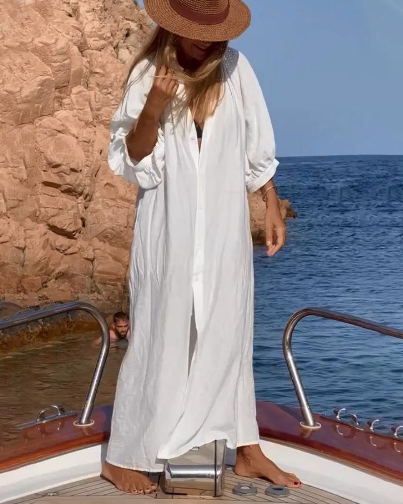 MIRANDA - ABITO COMODO IN COTONE - Amavia Milano