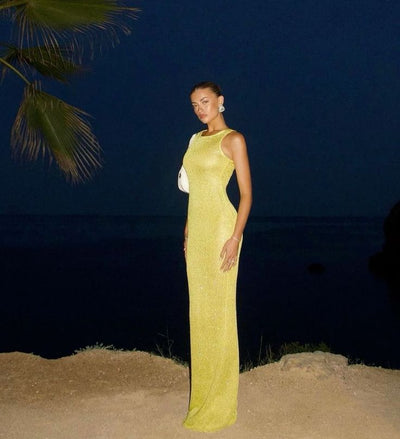 Elsie | Maxi abito senza maniche - Amavia Milano