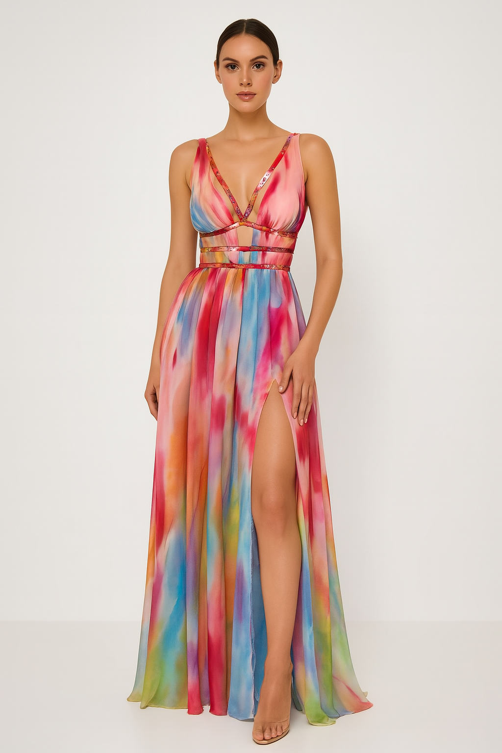 Freya™ | Painted Maxi Dress - Amavia Milano