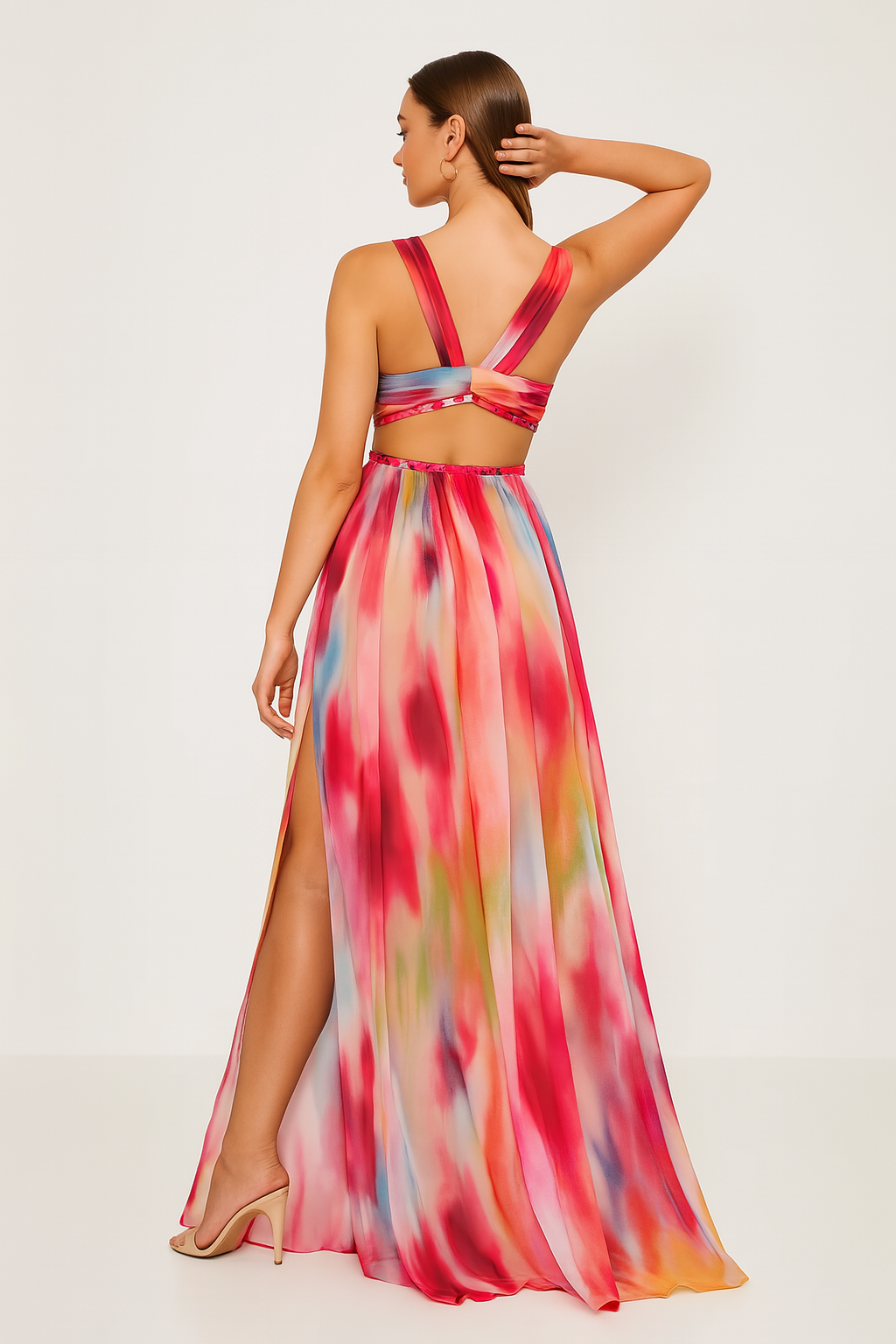 Freya™ | Painted Maxi Dress - Amavia Milano