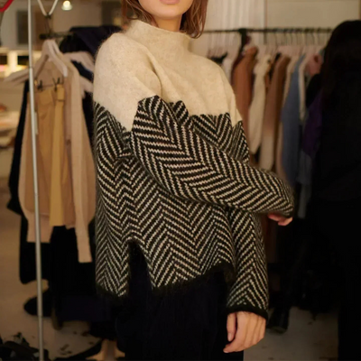 Louise | Maglione a Collo Alto - Amavia Milano