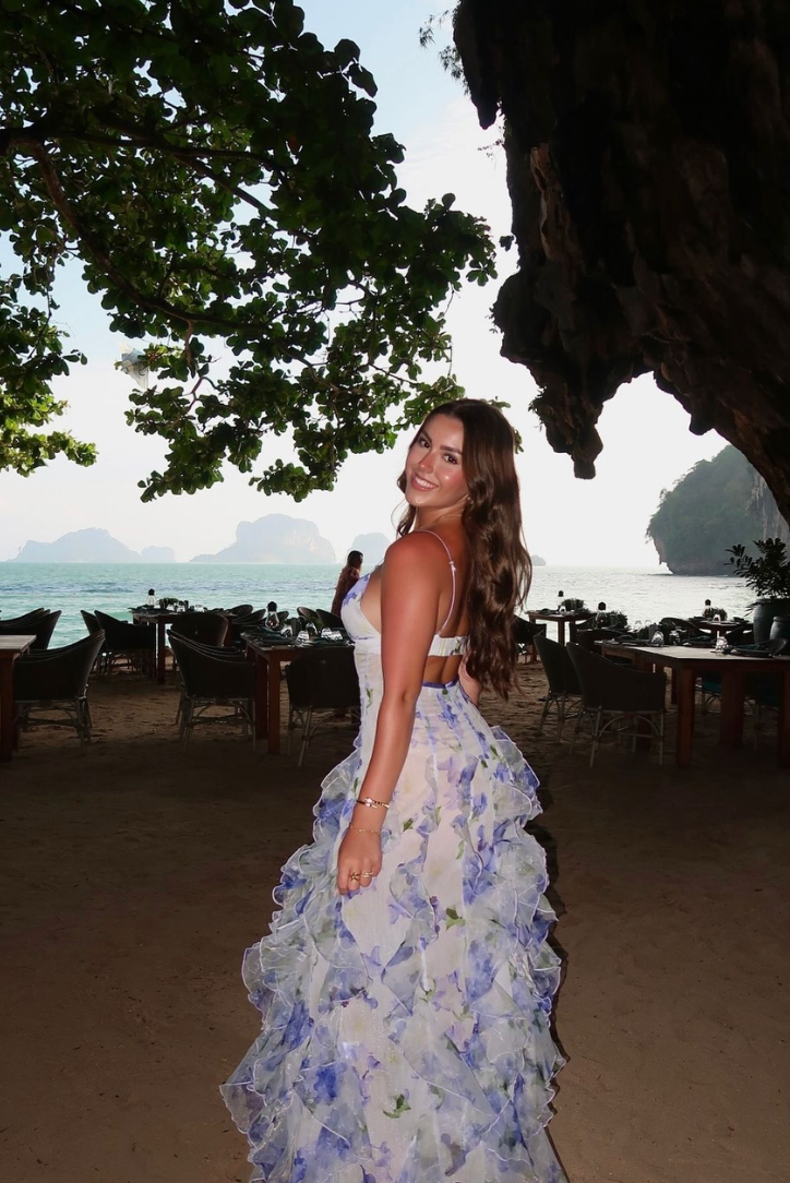 Maisie | Abito Lungo Floreale - Amavia Milano