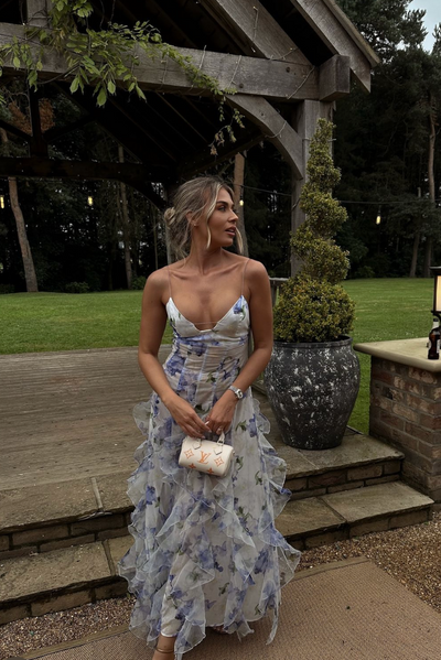 Maisie | Abito Lungo Floreale - Amavia Milano