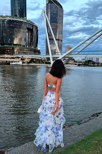 Maisie | Abito Lungo Floreale - Amavia Milano