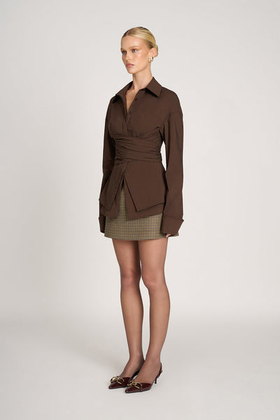 Freya™ | Tailored Wrap Shirt - Amavia Milano