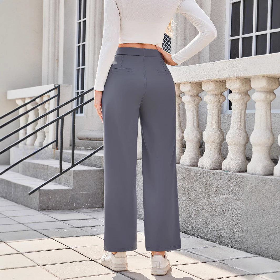 Zaira | Pantaloni Gamba Dritta Eleganti - Amavia Milano