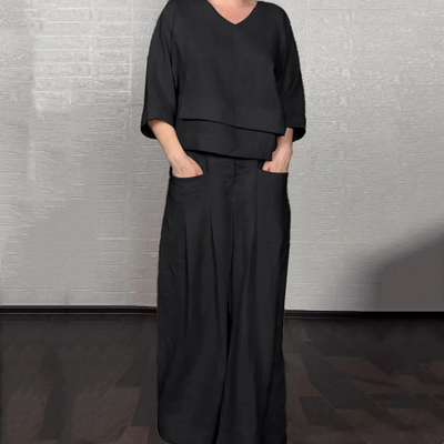 VALENTINA | Set 2 Pezzi con Vestibilità Rilassata e Stile Minimal per Tutti i Giorni - Amavia Milano