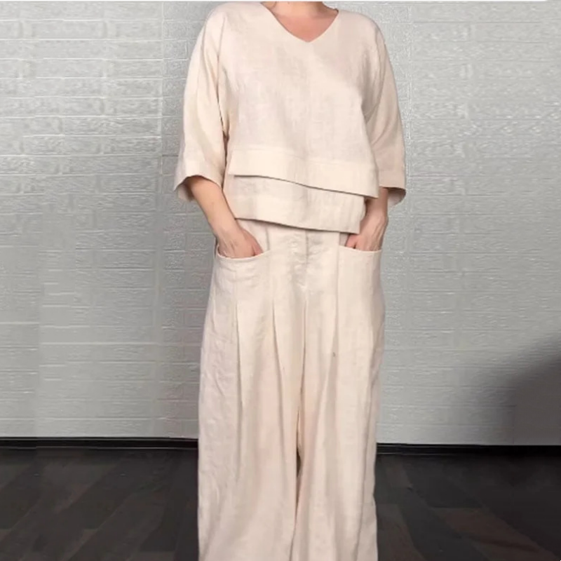 VALENTINA | Set 2 Pezzi con Vestibilità Rilassata e Stile Minimal per Tutti i Giorni - Amavia Milano