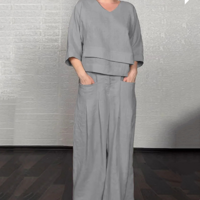 VALENTINA | Set 2 Pezzi con Vestibilità Rilassata e Stile Minimal per Tutti i Giorni - Amavia Milano